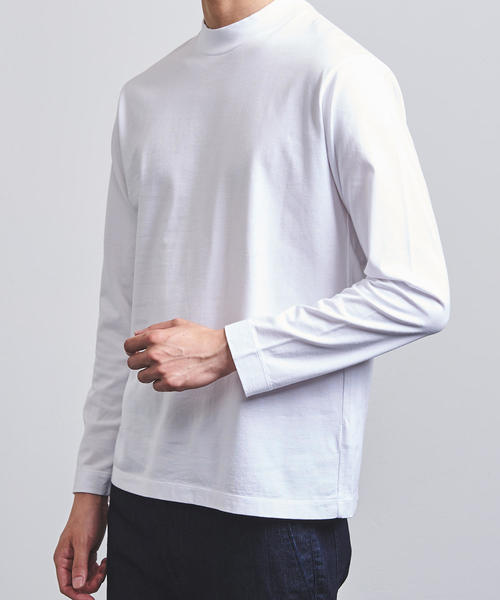 UNITED ARROWS（ユナイテッドアローズ）の「< UNITED ARROWS > モックネック カットソー（Tシャツ/カットソー・メンズ・ホワイト/ブラック/ベージュ・XL/M/S/L）」の4枚目の写真