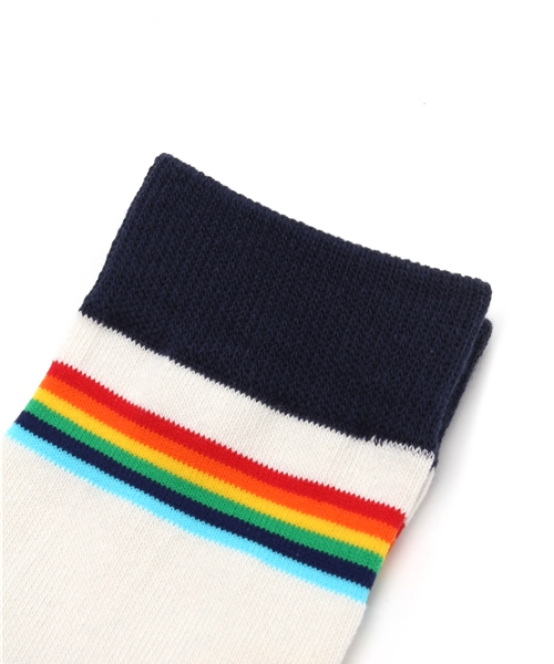 ROSTER SOX（ロスターソックス）の「日本製 ロスターソックス ROSTER SOCKS ALOHA（ソックス/靴下・メンズ・ネイビー/バーガンディー・27cm）」の3枚目の写真