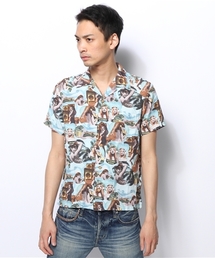 HYSTERIC GLAMOUR | MUSIC’S OVER総柄 半袖アロハSH(シャツ/ブラウス)