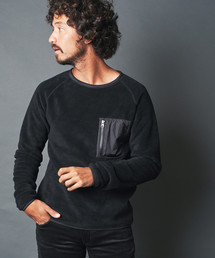 Magine | FLEECE ZIP PKT P/O L/S:フリース ジップ ポケット プルオーバー(スウェット)