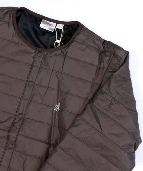 Gramicci（グラミチ）の「【GRAMICCI/グラミチ】PADDING JACKET / 中綿ブルゾン（ダウンジャケット/コート・メンズ・ブラック/ブラウン/オリーブ/ネイビー/マスタード/オレンジ・MEDIUM/LARGE/X-LARGE）」の3枚目の写真