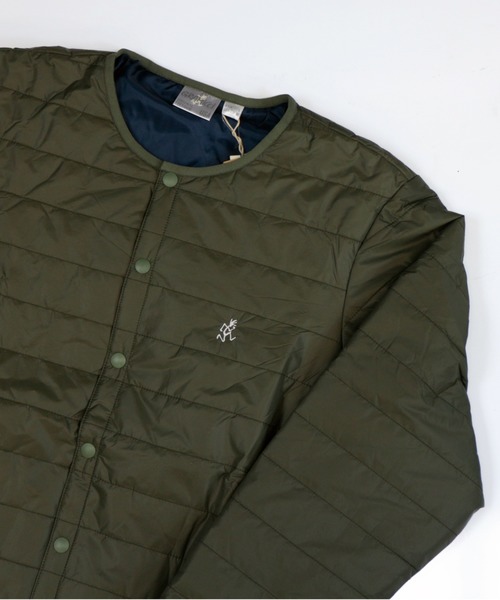 Gramicci（グラミチ）の「【GRAMICCI/グラミチ】PADDING JACKET / 中綿ブルゾン（ダウンジャケット/コート・メンズ・ブラック/ブラウン/オリーブ/ネイビー/マスタード/オレンジ・MEDIUM/LARGE/X-LARGE）」の4枚目の写真