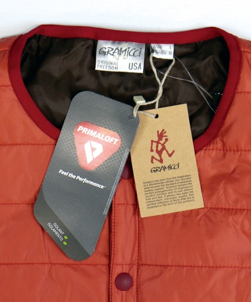 Gramicci（グラミチ）の「【GRAMICCI/グラミチ】PADDING JACKET / 中綿ブルゾン（ダウンジャケット/コート・メンズ・ブラック/ブラウン/オリーブ/ネイビー/マスタード/オレンジ・MEDIUM/LARGE/X-LARGE）」の17枚目の写真