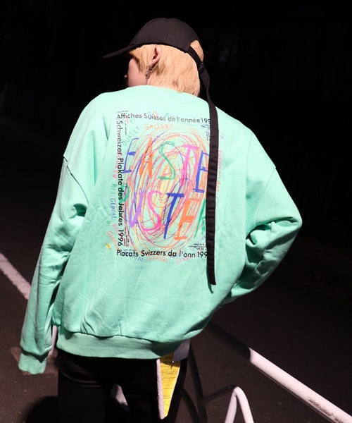 rovtski（ロフトスキー）の「【ビッグシルエット】SELAH YANGSTANDARD SW/スタンダードスウェットトレーナー（スウェット・メンズ・ホワイト系その他/ブラック系その他/グレー系その他/グリーン系その他/ホワイト系その他2/ホワイト系その他3/ブラック系その他2/ブラック系その他3/ブラック系その他4/ブラック系その他5/ブラック系その他6・FREE）」の11枚目の写真