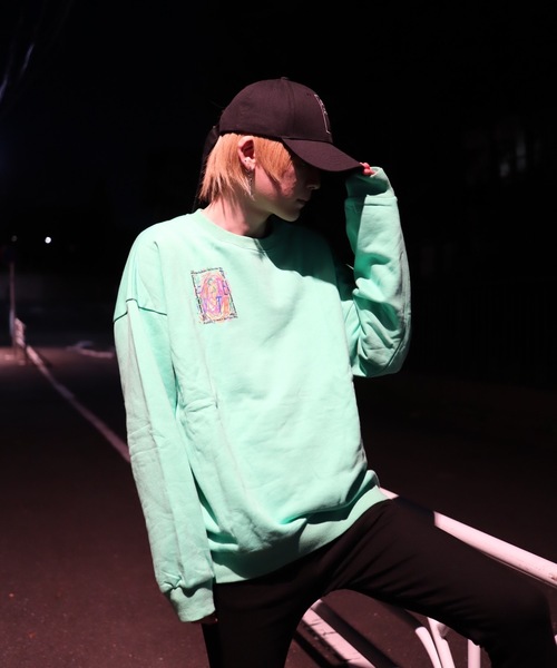 rovtski（ロフトスキー）の「【ビッグシルエット】SELAH YANGSTANDARD SW/スタンダードスウェットトレーナー（スウェット・メンズ・ホワイト系その他/ブラック系その他/グレー系その他/グリーン系その他/ホワイト系その他2/ホワイト系その他3/ブラック系その他2/ブラック系その他3/ブラック系その他4/ブラック系その他5/ブラック系その他6・FREE）」の13枚目の写真