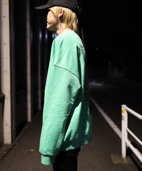 rovtski（ロフトスキー）の「【ビッグシルエット】SELAH YANGSTANDARD SW/スタンダードスウェットトレーナー（スウェット・メンズ・ホワイト系その他/ブラック系その他/グレー系その他/グリーン系その他/ホワイト系その他2/ホワイト系その他3/ブラック系その他2/ブラック系その他3/ブラック系その他4/ブラック系その他5/ブラック系その他6・FREE）」の14枚目の写真