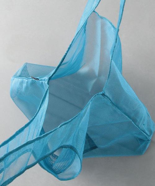 junes（ジュネス）の「JUNES THE MESH（エコバッグ/サブバッグ・レディース・イエロー/ダークブラウン/コバルトブルー/オフホワイト/レッド/シルバー・FREE）」の13枚目の写真