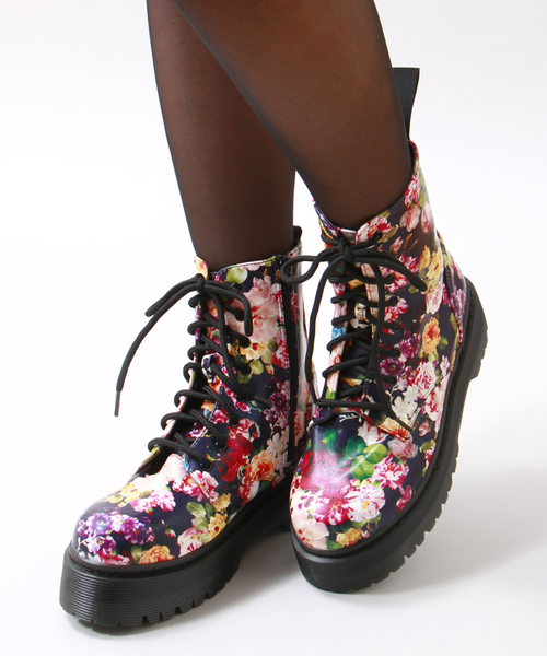 WEGO（ウィゴー）の「WEGO/8ホールブーツ（ブーツ・レディース・ブラック/ワイン/その他1・23.5/24.5）」の3枚目の写真