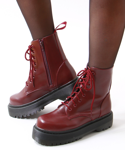 WEGO（ウィゴー）の「WEGO/8ホールブーツ（ブーツ・レディース・ブラック/ワイン/その他1・23.5/24.5）」の16枚目の写真