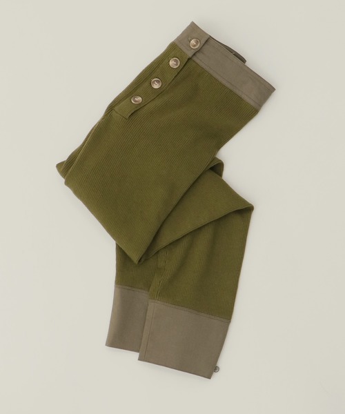 CLEIO（クレイオ）の「【CLEIO】コットン×リネンリブパンツ（その他パンツ・レディース・ベージュ/カーキ/アイボリー・FREE）」の11枚目の写真