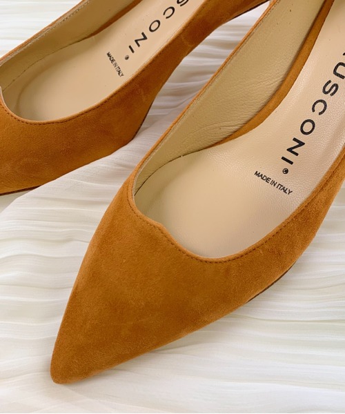 FABIO RUSCONI（ファビオルスコーニ）の「【FABIO RUSCONI】スエードパンプス（パンプス・レディース・イエロー/キャメル・38/36/37）」の6枚目の写真