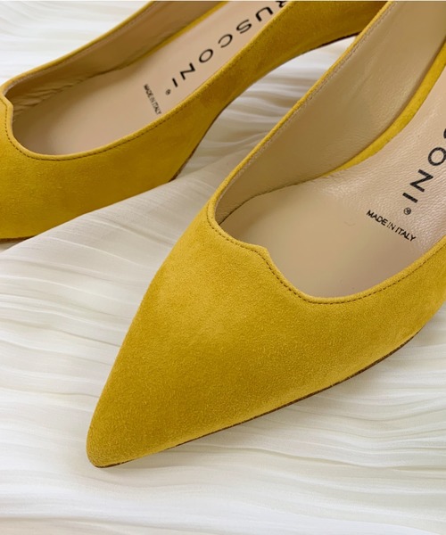 FABIO RUSCONI（ファビオルスコーニ）の「【FABIO RUSCONI】スエードパンプス（パンプス・レディース・イエロー/キャメル・38/36/37）」の5枚目の写真