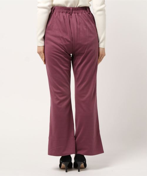 STYLEBLOCK（スタイルブロック）の「ピンタックサイドベンツスリット入りフレアパンツ（その他パンツ・レディース・ブラック/モカ/グリーン系その他/パープル系その他/ライトベージュ・M）」の7枚目の写真
