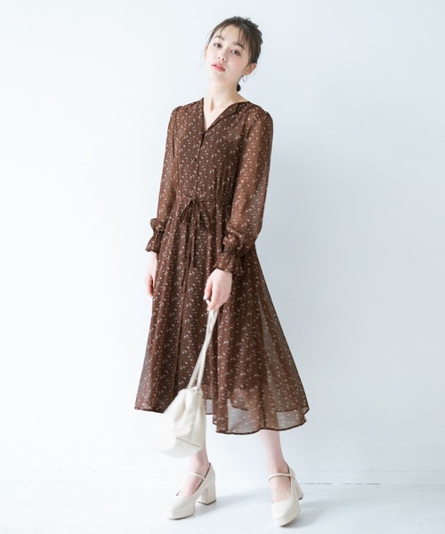 セール レトロコバナガラワンピース ワンピース Heather ヘザー のファッション通販 Zozotown