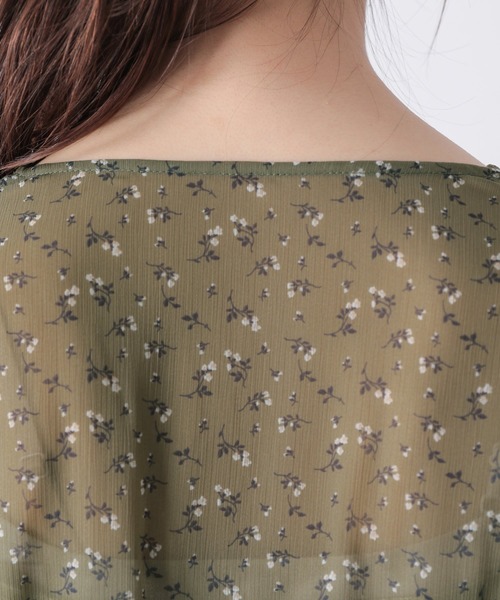 Heather(ヘザー)の「レトロコバナガラワンピース 877695(ワンピース・レディース・ブラウン系その他/ベージュ系その他/グリーン系その他・FREE)」の11枚目の写真