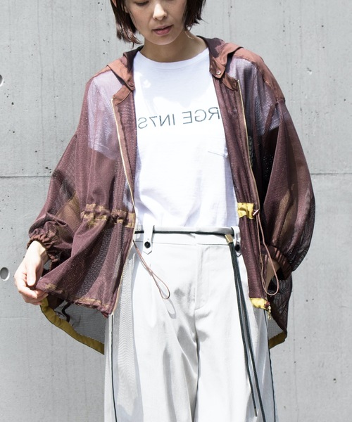 miniyu(ミニュウ)の「LaSRIC/メッシュパーカ(ブルゾン)」 - WEAR