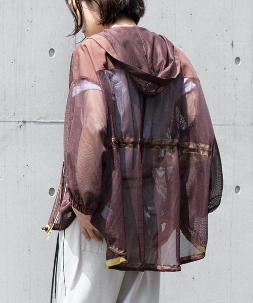 miniyu(ミニュウ)の「LaSRIC/メッシュパーカ(ブルゾン)」 - WEAR