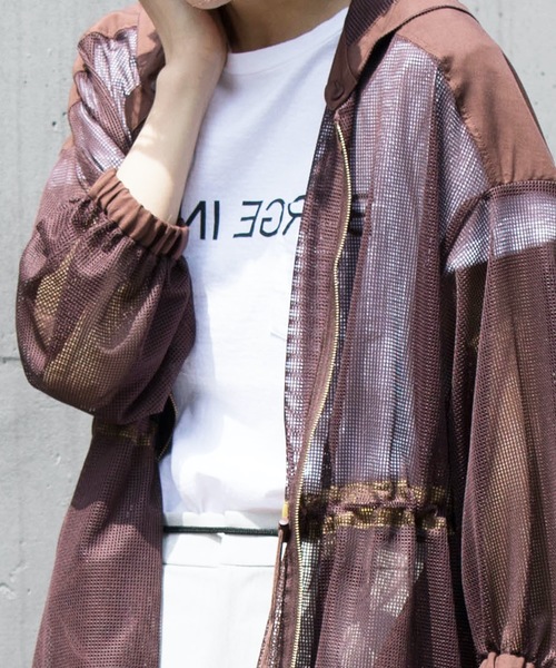 miniyu(ミニュウ)の「LaSRIC/メッシュパーカ(ブルゾン)」 - WEAR