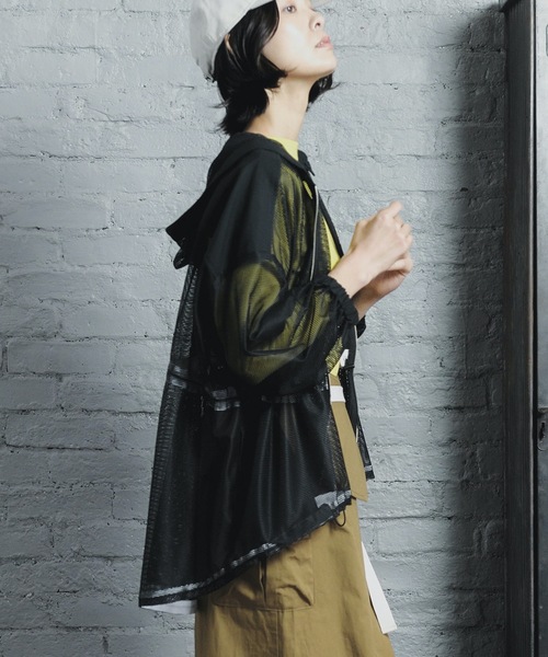 miniyu(ミニュウ)の「LaSRIC/メッシュパーカ(ブルゾン)」 - WEAR