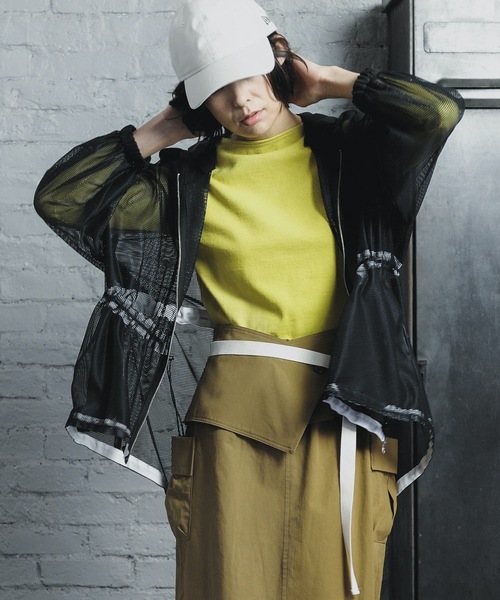 miniyu(ミニュウ)の「LaSRIC/メッシュパーカ(ブルゾン)」 - WEAR