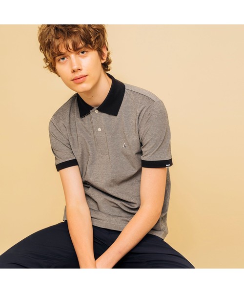 AIGLE（エーグル）の「吸水速乾 エーグル ロゴ ポロシャツ（ポロシャツ・メンズ・ダークネイビー/ヘザーグレー/レッド/ホワイト/グリーン・LL/M/L/S）」の3枚目の写真