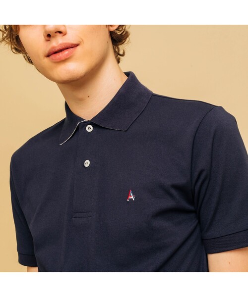 AIGLE（エーグル）の「吸水速乾 エーグル ロゴ ポロシャツ（ポロシャツ・メンズ・ダークネイビー/ヘザーグレー/レッド/ホワイト/グリーン・LL/M/L/S）」の15枚目の写真