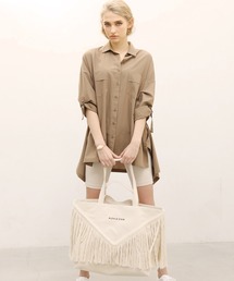 ALEXIA STAM♢ロングフリンジレザークラッチBag