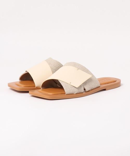 LOWRYS FARM(ローリーズファーム)の「イソザイミュール 880414(サンダル・レディース・アイボリー/ブラック・LARGE/MEDIUM)」の14枚目の写真