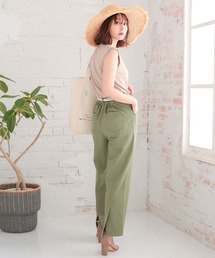 KOBE LETTUCE | 後ベンツスリットテーパードパンツ(その他パンツ)