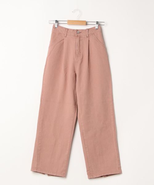 KOBE LETTUCE（コウベレタス）の「後ベンツスリットテーパードパンツ（その他パンツ・レディース・オフホワイト/グリーン/ブラック系その他/ピンクベージュ・FREE）」の12枚目の写真