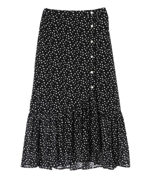 AMERICAN HOLIC(アメリカンホリック)の「前釦ティアードスカート *(スカート・レディース・その他14/アイボリー/チャコールグレー・L/M)」の12枚目の写真