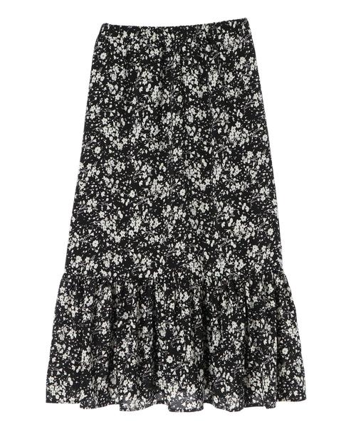 AMERICAN HOLIC(アメリカンホリック)の「前釦ティアードスカート *(スカート・レディース・その他14/アイボリー/チャコールグレー・L/M)」の11枚目の写真