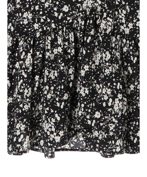 AMERICAN HOLIC(アメリカンホリック)の「前釦ティアードスカート *(スカート・レディース・その他14/アイボリー/チャコールグレー・L/M)」の8枚目の写真