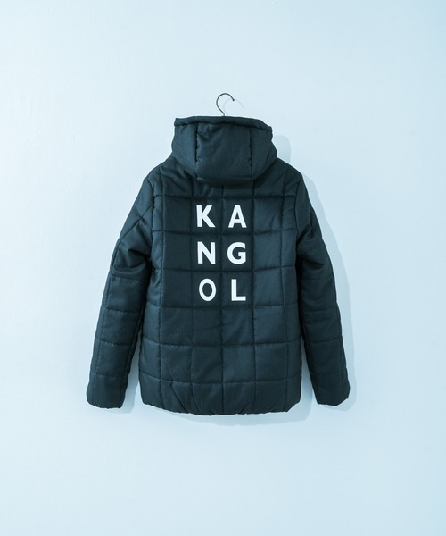 KANGOL(カンゴール)の「KANGOL 別注 2WAY 撥水エコダウンジャケット(ダウンジャケット/コート・メンズ・ブラック/ネイビー/グレー/カモフラージュ/ワイン/チャコール・S/M/L/XL)」の4枚目の写真