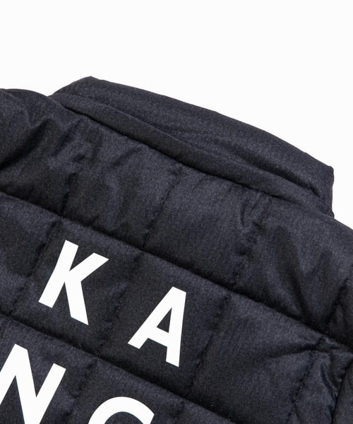 KANGOL(カンゴール)の「KANGOL 別注 2WAY 撥水エコダウンジャケット(ダウンジャケット/コート・メンズ・ブラック/ネイビー/グレー/カモフラージュ/ワイン/チャコール・S/M/L/XL)」の21枚目の写真