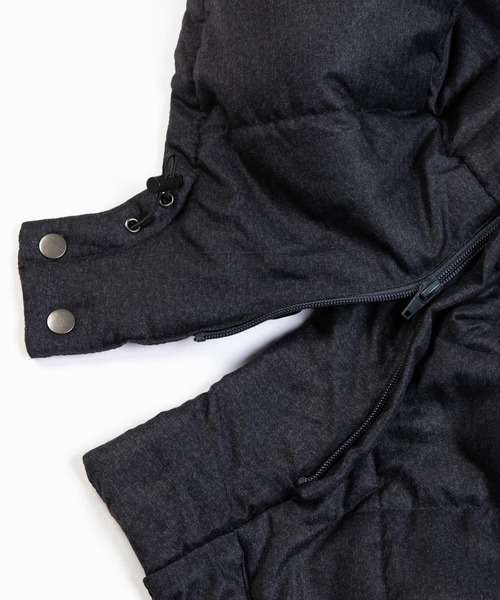 KANGOL(カンゴール)の「KANGOL 別注 2WAY 撥水エコダウンジャケット(ダウンジャケット/コート・メンズ・ブラック/ネイビー/グレー/カモフラージュ/ワイン/チャコール・S/M/L/XL)」の14枚目の写真