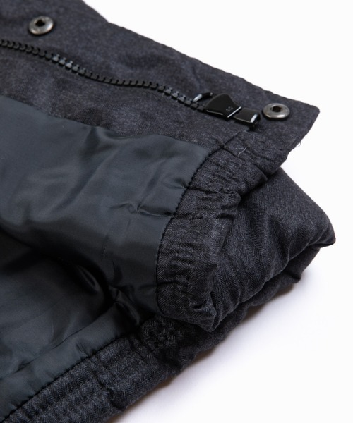 KANGOL(カンゴール)の「KANGOL 別注 2WAY 撥水エコダウンジャケット(ダウンジャケット/コート・メンズ・ブラック/ネイビー/グレー/カモフラージュ/ワイン/チャコール・S/M/L/XL)」の11枚目の写真