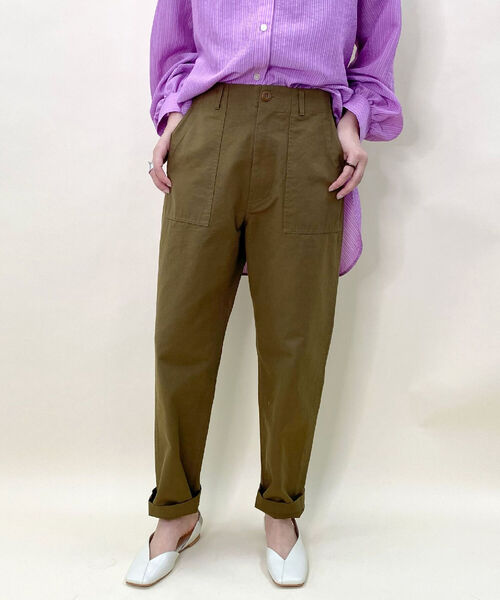 fredy repit（フレディレピ）の「ベイカーテーパードパンツ（その他パンツ・レディース・カーキ/ブラック/キャメル・38/40/36）」の3枚目の写真