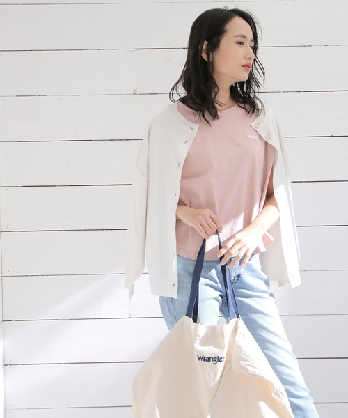 Wrangler（ラングラー）の「Wrangler ビッグトート（トートバッグ・レディース・オフホワイト・FREE）」の8枚目の写真