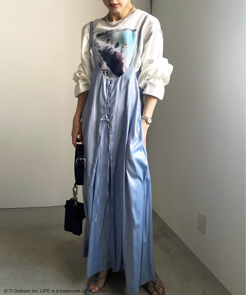 Ameri(アメリ)の「LACE UP JUMPER SKIRT(スカート)」 - WEAR Ameri(アメリ)の「LACE UP JUMPER SKIRT(スカート)」 - WEAR