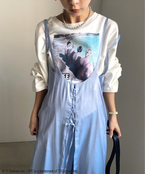アメリ ＊ ACE UP JUMPER SKIRT 完売品 ジャンパースカート Ameri（アメリ）の「LACE UP JUMPER SKIRT（スカート）」 - WEAR
