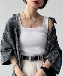 PAGEBOY | シームレスリブタンク(タンクトップ)