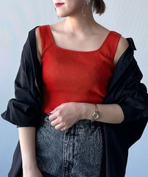 PAGEBOY | シームレスリブタンク(タンクトップ)