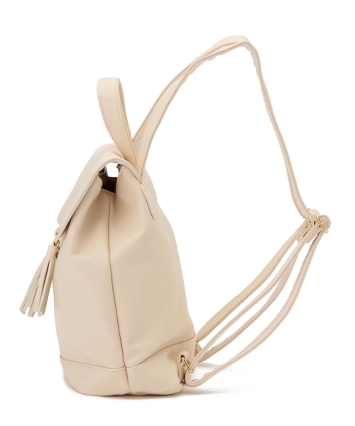 Ray BEAMS（レイビームス）の「【予約】Ray BEAMS / タッセル リュック（バックパック/リュック・レディース・ホワイト/ブラック・ONE SIZE）」の14枚目の写真