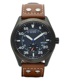bpr BEAMS | CITIZEN×BEAMS / Eco-Drive別注ミリタリースタンダード レザー(アナログ腕時計)