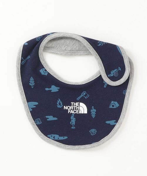 THE NORTH FACE（ザノースフェイス）の「THE NORTH FACE ザノースフェイス Baby Bib NNB01911（スタイ/よだれかけ・キッズ・グレー/ブラウン/ネイビー/マルチ・FREE）」の4枚目の写真
