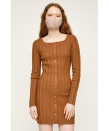 フロントボタン に該当するワンピース ウール ニット ファッション通販 Zozotown