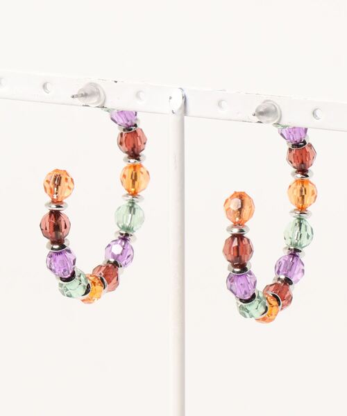 jouetie（ジュエティ）の「クリアビーズピアス（ピアス（両耳用）・レディース・その他1/その他2・FREE）」の3枚目の写真