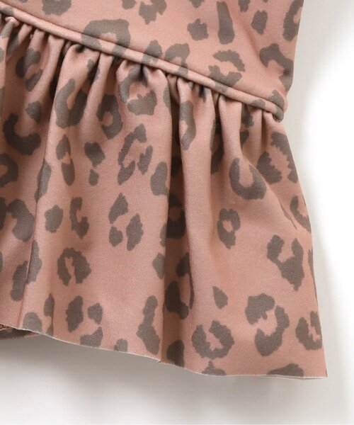 BREEZE（ブリーズ）の「カラフルストライプ/レオパードワンピース水着_UVカット（水着・キッズ・ブラウン/オレンジ・90/100/110/120/80）」の11枚目の写真