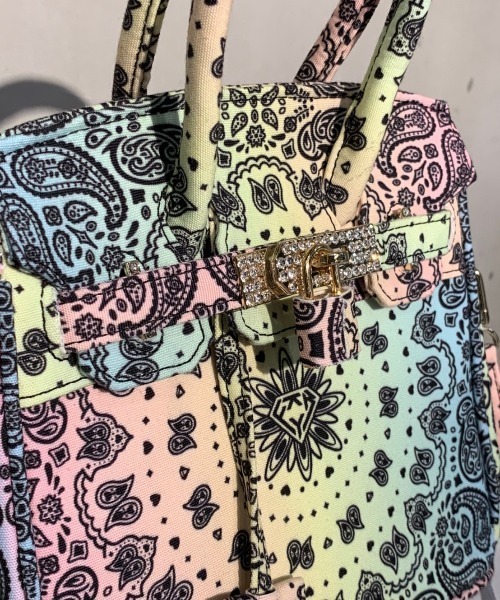 B'2nd（ビーセカンド）の「FKYB/Paisley mini bag ペイズリーミニバッグ（ショルダーバッグ・レディース・ホワイト/ブラック/その他・FREE）」の8枚目の写真